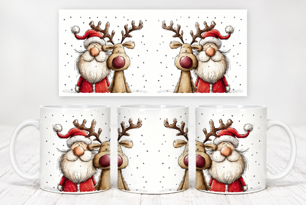 Tas Kerstman met rendier